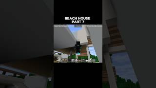 Beach House Part 7 Build A Kitchen Minecraft Tutorial #minecraft #build #shorts