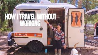 Solo Woman Quit Job to Travel the Country in a U-Haul CT-13 Vintage Camper