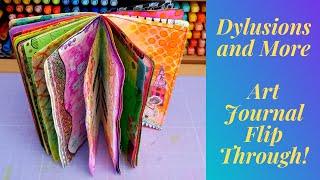 Dylusions and More Art Journal Flip Through!