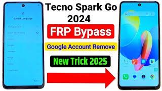 Tecno Spark Go 2024 (BG6) Android 13 Frp Bypass | tecno saprk go 2024 frp bypass