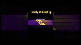 Finally 75 Level Up #shorts #freefire #shortsfeed #shortvideo