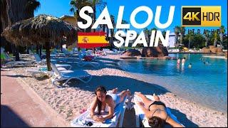 HOTEL CARIBE Salou, SPAIN 2021 [ 4K WALK ] beautiful SAND POOL | DJI pocket 2