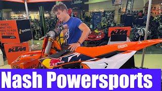 Boy Wonder and Dad Visit Nash Powersports