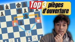 3 pièges d'ouverture pour gagner facilement aux échecs