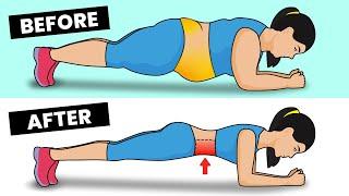 THIS HAPPENS To Your Body When You Plank for 6 Minutes Every Day Stomach Fat Loss Workout at Home