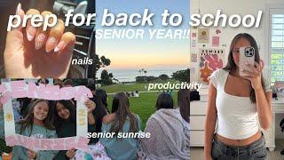 preparing for my SENIOR YEAR!!!  (new tech, supplies, nails, & more)