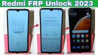 Redmi 9A FRP Bypass 2023 / Google Account Remove without pc