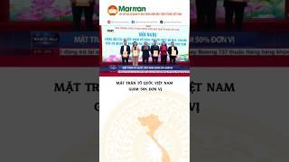 Mặt trận Tổ quốc Việt Nam giảm 50% đơn vị
