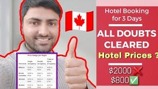 Hotel Booking for 3 Days Quarantine in Canada Price | Travel Restrictions for International Students