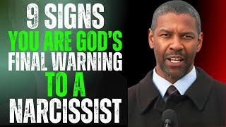 9 Signs That You Are God’s Final Warning to the Narcissist | Denzel Washington Motivation