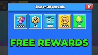 FREE REWARDS #brawlstars #supercell #brawlpass