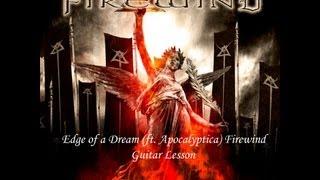 FIREWIND - Edge of a Dream (Guitar Lesson) WITH TABS