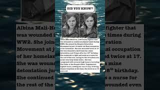 Albina Mali-Hocevarn: Teen Heroine of World War II #shorts