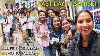 Last Day In SBI RSETI Sanstha  Emotional Moment || computer class | nathdwara | vlog video | vlog 