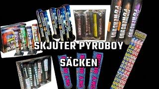 Skjuter PYROBOY säcken! Ifrån fyrverkeri outlet