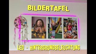 Bilder & Fotos in Szene setzen, Bildertafel / Bilderboard inklusive Beleuchtung