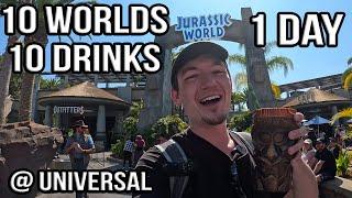 Drinking Around The UNIVERSE at Universal Studios Hollywood & Ranking Each World (2024)
