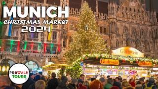 Munich Christmas Market 2024 Tour | Münchner Christkindlmarkt in HDR 60fps