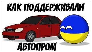 Как поддерживали автопром ( Countryballs )