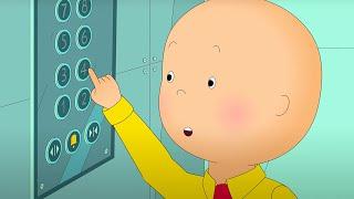 Caillou Stuck in an Elevator | Caillou Cartoon