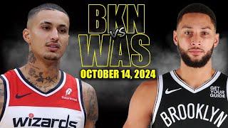 Brooklyn Nets vs Washington Wizards Full Game Highlights - October 14, 2024 | 2024-25 NBA Pre Season