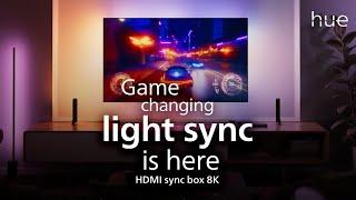 Game Changing Light Sync with the Philips Hue Play HDMI Sync Box 8K