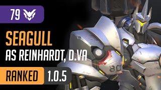 LG Seagull Replay - As Reinhardt & D.va on Hanamura / Overwatch [PC] High Ranked Gameplay