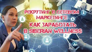 Рекрутинг в сетевом маркетинге. Как заработать в Siberian Wellness
