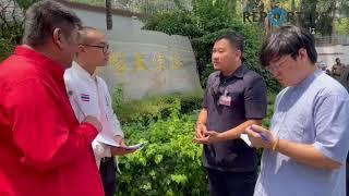 'เค สามถุยส์ ตัวแทนทีม The Reds FC เพื่อไทย ยื่นหนังสือสถานทูตจีน