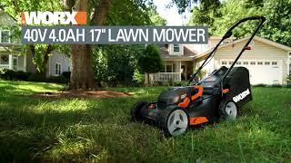 Worx® 40V 17 Inch Lawn Mower