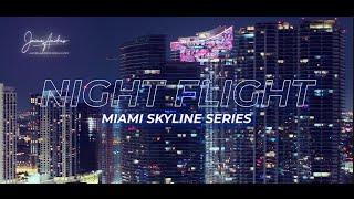 Night Flight: #Miami Skyline Series. Filmed with the DJI Mavic 3 Pro