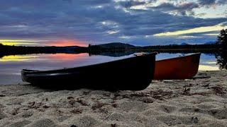 Canoe camping / 5 days, 6 lakes in Maine North Woods