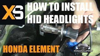 DIY HID Bi-Xenon Install: Honda Element 2003-2010