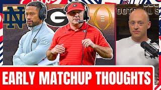 UGA vs Notre Dame - Early CFP Thoughts (Josh Pate Cut)