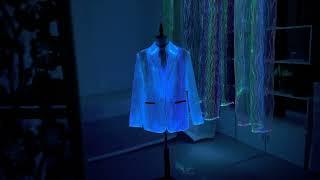 LED light up fashion disco jacket costume