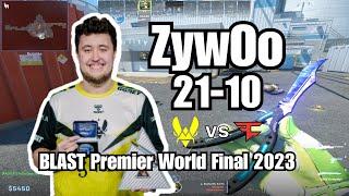 【CS2 POV】Vitality ZywOo vs FaZe (nuke) | BLAST Premier World Final 2023