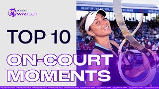 TOP 10 WTA MOMENTS from the 2024 North American summer swing! 