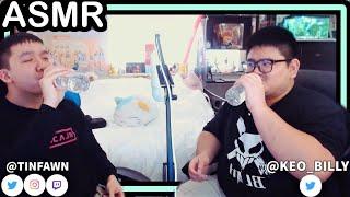 Water Bottle ASMR Drinking Sounds of Gulping & Sipping [w/ Billy Keo!]