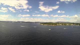 M/S Color Fantasy leaving Oslo timelaps