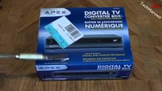 APEX Digital TV Converter Box Unboxing