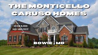 Monticello by Caruso Homes in Bowie, Maryland | 5BA | 6.5BA | 8,156 SQFT | Theater | Gym (Ep 11)