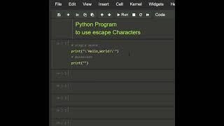 #python program to use escape character || python & numpy || python & Math || python & turtle