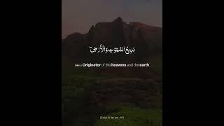 He alone created the heavens & earth; He has no equal, no offspring! #surahalAnam #creator #quran
