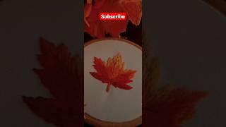 #shorts #shortsfeed #ytshorts #viral #embroidery #embroideryforbeginners #embroidered #autumn #diy