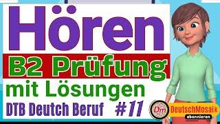 Hören B2 mit Lösungen | Telc 2024 | Prüfung Deutsch für den Beruf | Teil 1-4