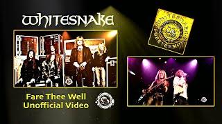 Whitesnake Fare Thee Well Unofficial Video