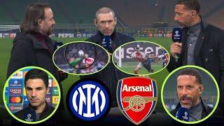 Inter Milan vs Arsenal 1-0 Post Match Analysis UCL | Arteta, Martin Keown, Rio Ferdinand Reactions