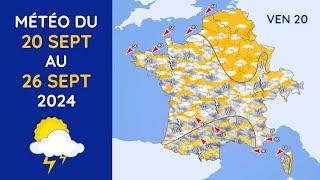 Météo du Vendredi 20 au Jeudi 26 Septembre 2024