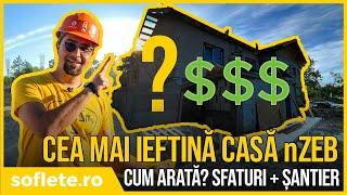 Cum arată CEA MAI IEFTINĂ casă nZEB? Șantier și sfaturi