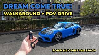 PORSCHE GT4 RS WEISSACH - POV DRIVE & REVIEW